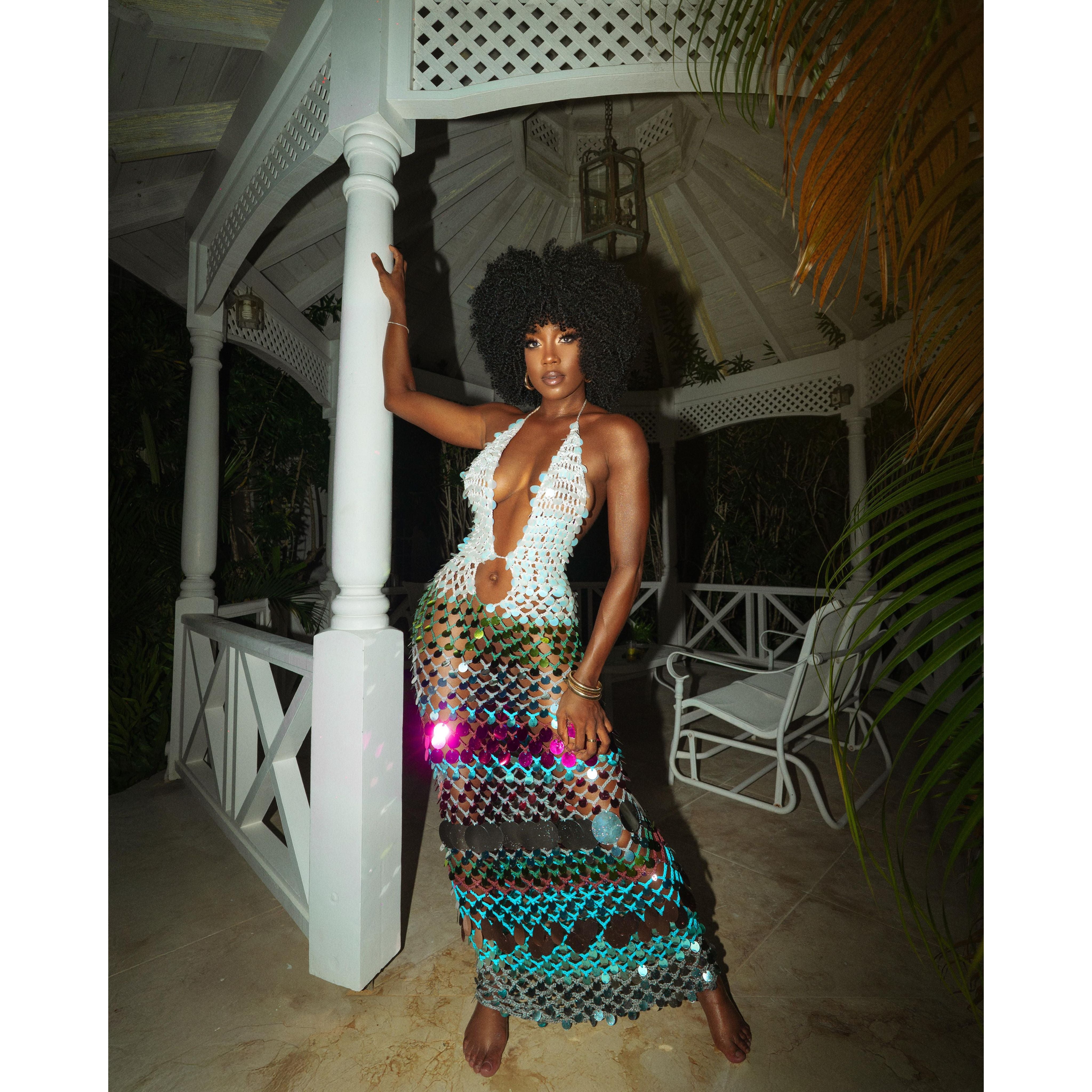 CRYSTAL DREAM BOHO MAXI DRESS