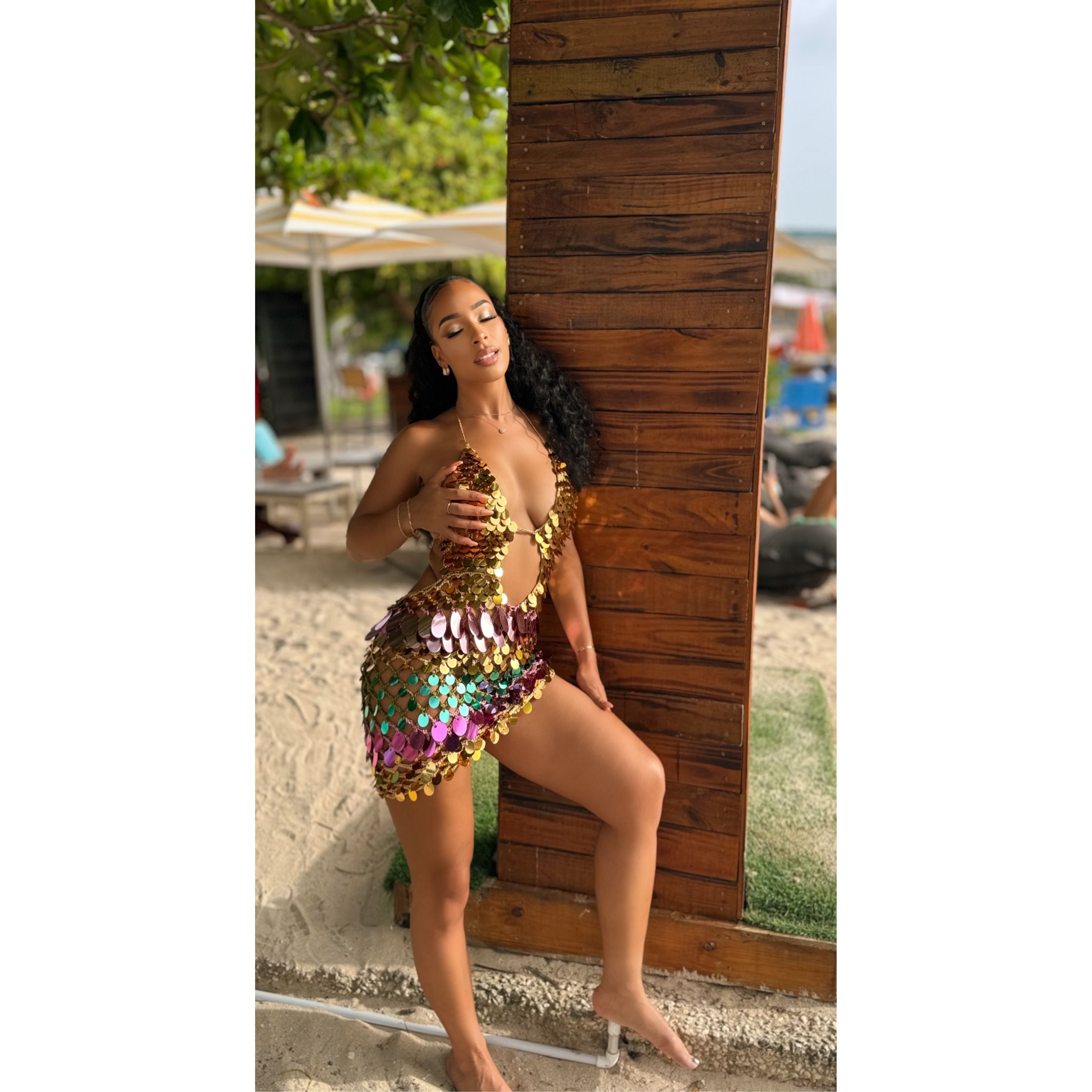 SUNKISSED BOHO MINI DRESS