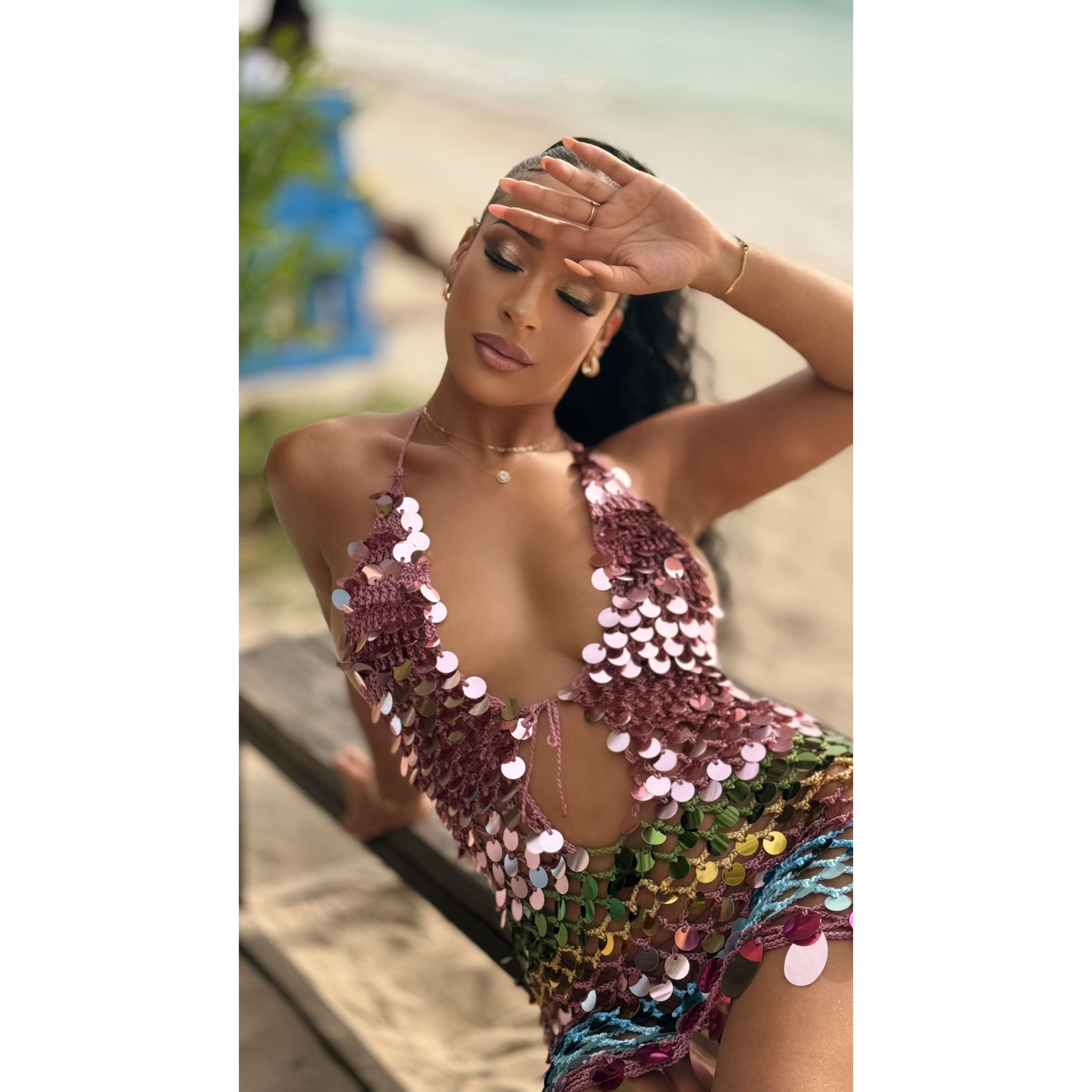 DESERT ROSE MINI DRESS